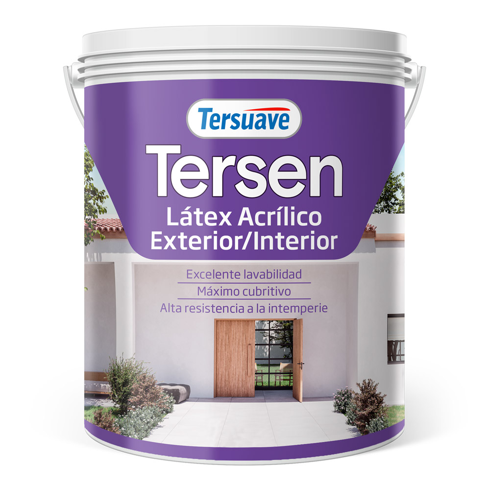 Latex Exterior-Interior Tersen Blanco 4 L