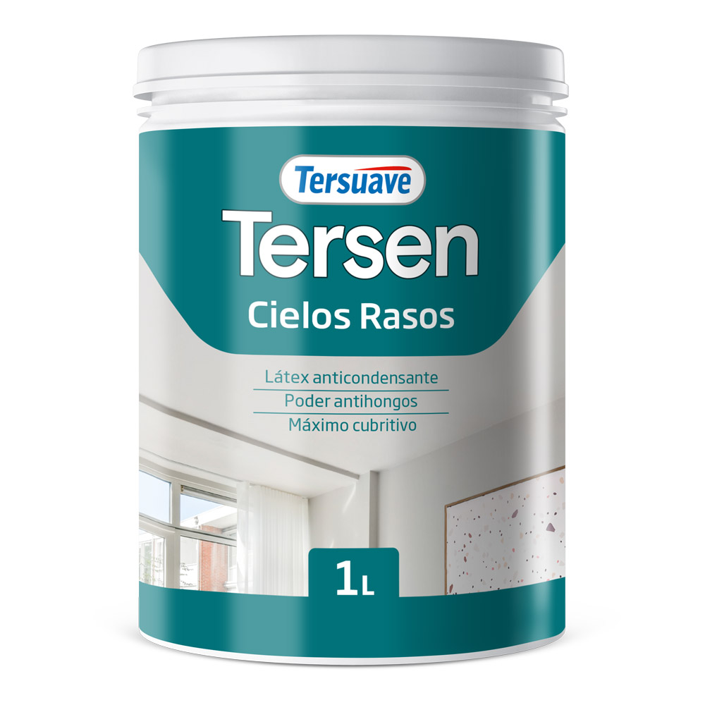 Latex Cielorrasos Tersen Blanco Mate 1 L