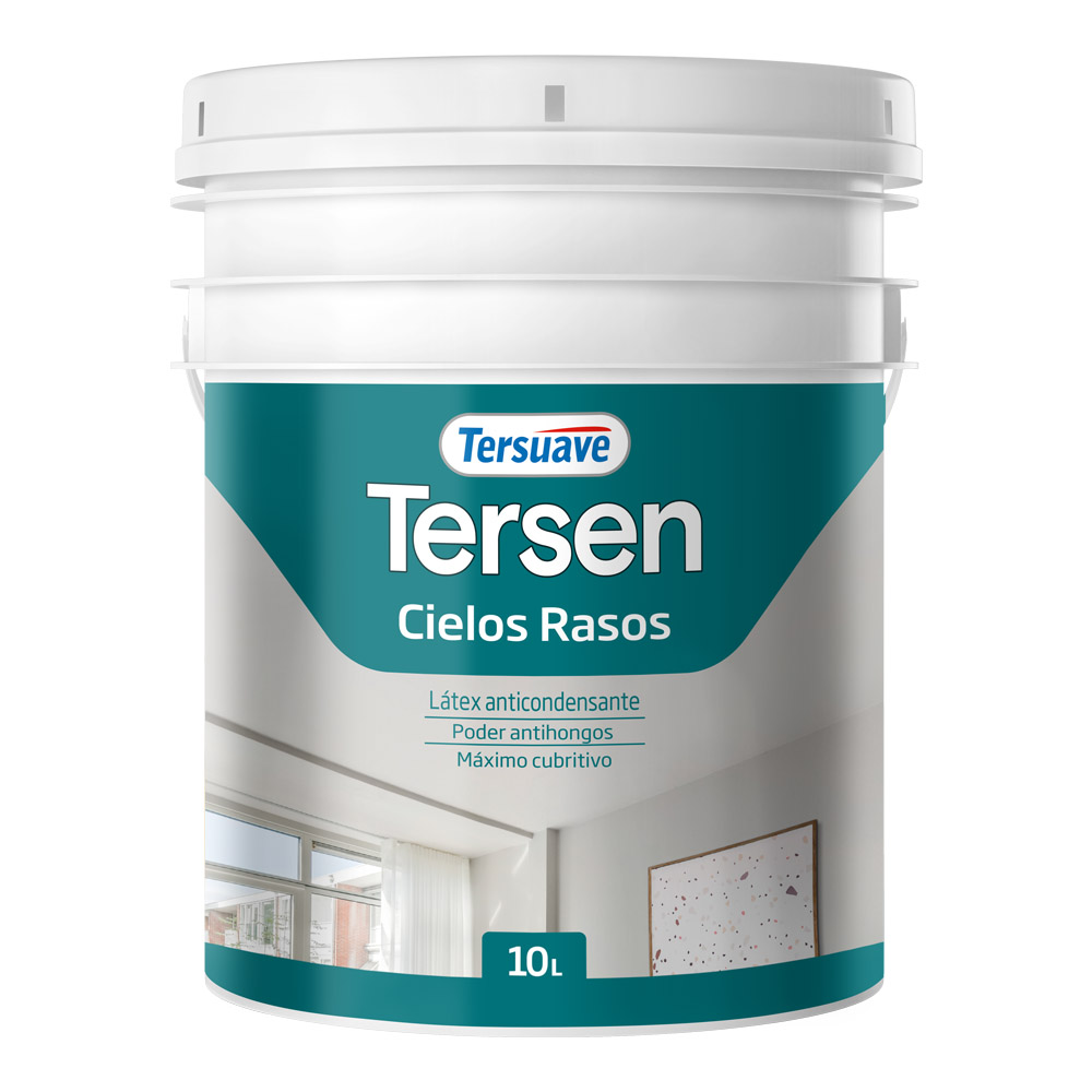 Latex Cielorrasos Tersen Blanco Mate 10 L