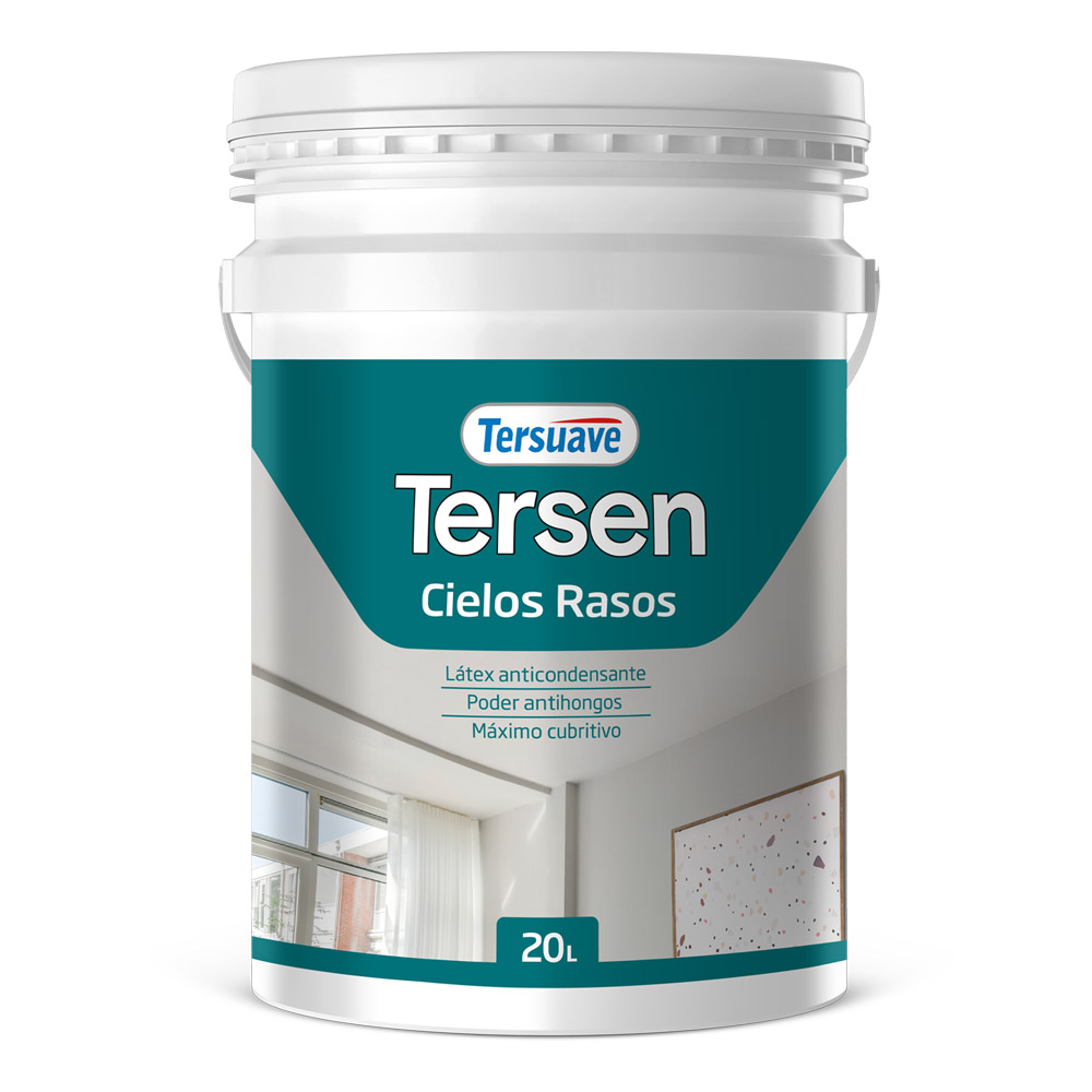 Latex Cielorrasos Tersen Blanco Mate 20 L