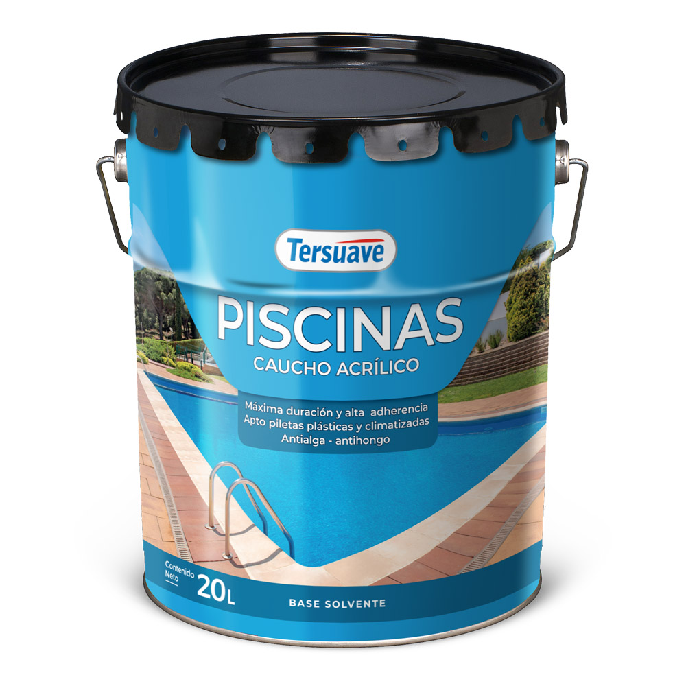 Pileta Tersuave Caucho Blanco 20 L