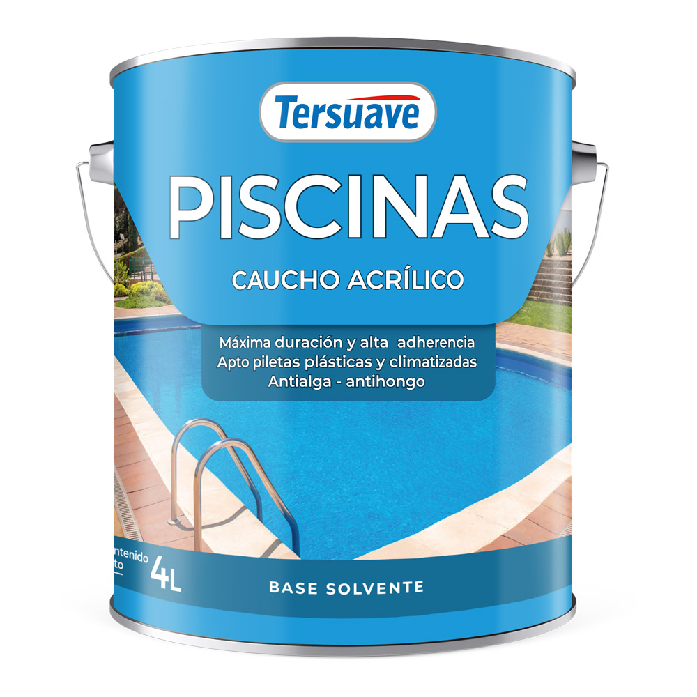 Pileta Tersuave Caucho Blanco  4 L
