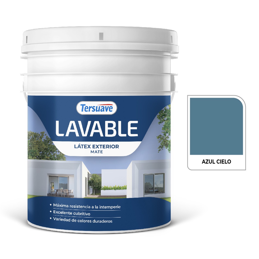 Lavable Latex Exterior Tersuave Colores 20 L