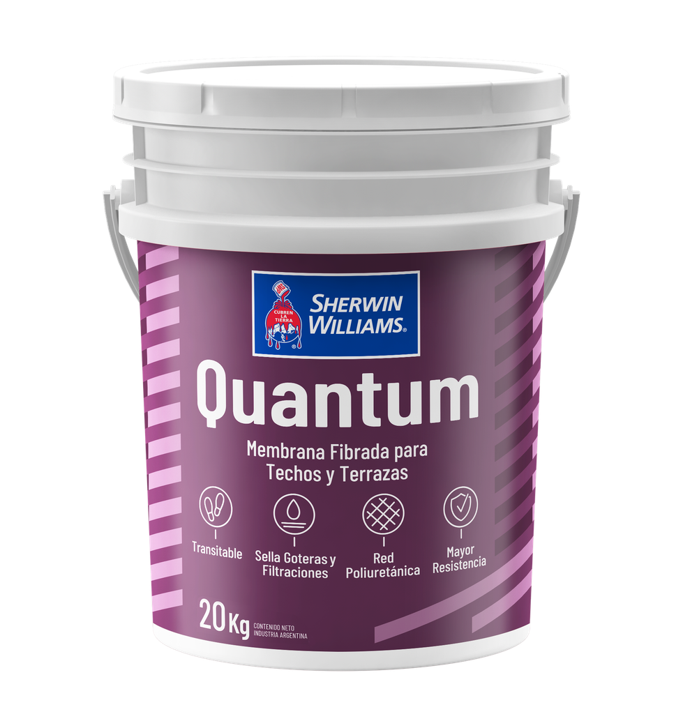 Membrana Liquida Fibrada Quantum Imp. Blanco 20 KG