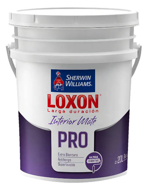 Loxon Pro Interior Blanco Mate 20 L