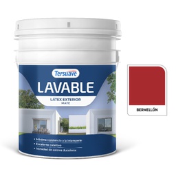 [BERME 20] Lavable Latex Exterior Tersuave Bermellon 20 L
