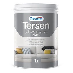 [TLT1] Látex Interior Tersen Blanco 1 L