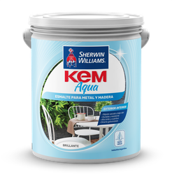 [32726] Esmalte Kem Aqua Blanco Brillante 1 L Sherwin Williams