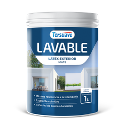 [7798018569536] Lavable Latex Exterior Tersuave Colores 1 L