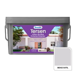 [9287] Latex Exterior-Interior Tersen Beige Sutil 4 L